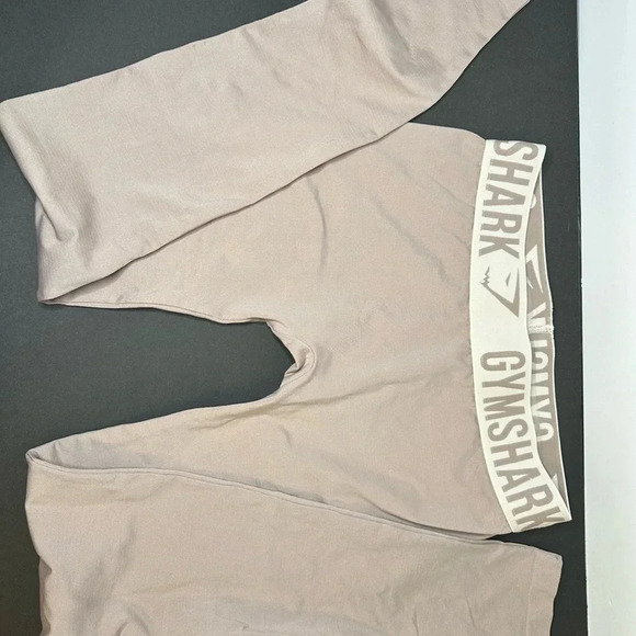 Gymshark Seamless Workout Leggings Size S Waist Band (color: Tan(G) - Picture 10 of 13